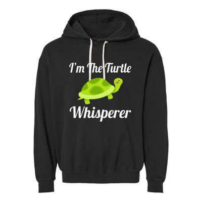 I Love Turtles - Turtle Whisperer Garment-Dyed Fleece Hoodie