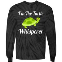 I Love Turtles - Turtle Whisperer Tie-Dye Long Sleeve Shirt