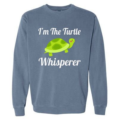 I Love Turtles - Turtle Whisperer Garment-Dyed Sweatshirt