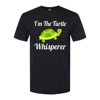 I Love Turtles - Turtle Whisperer Softstyle CVC T-Shirt