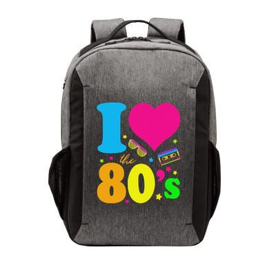 I Love The 80's 80's 90's Costume Party Vector Backpack