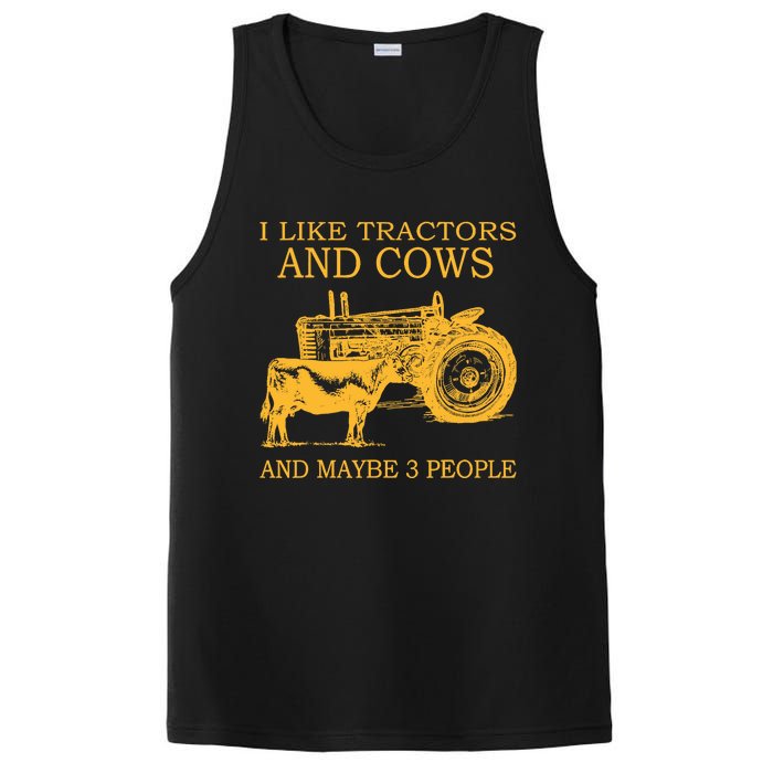 I Like Tractors And Cows And Maybe 3 People Farmer PosiCharge Competitor Tank