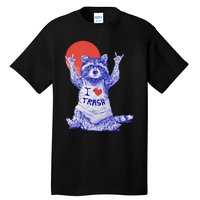 I Love Trash Raccoon Japanese Retro Style Tall T-Shirt