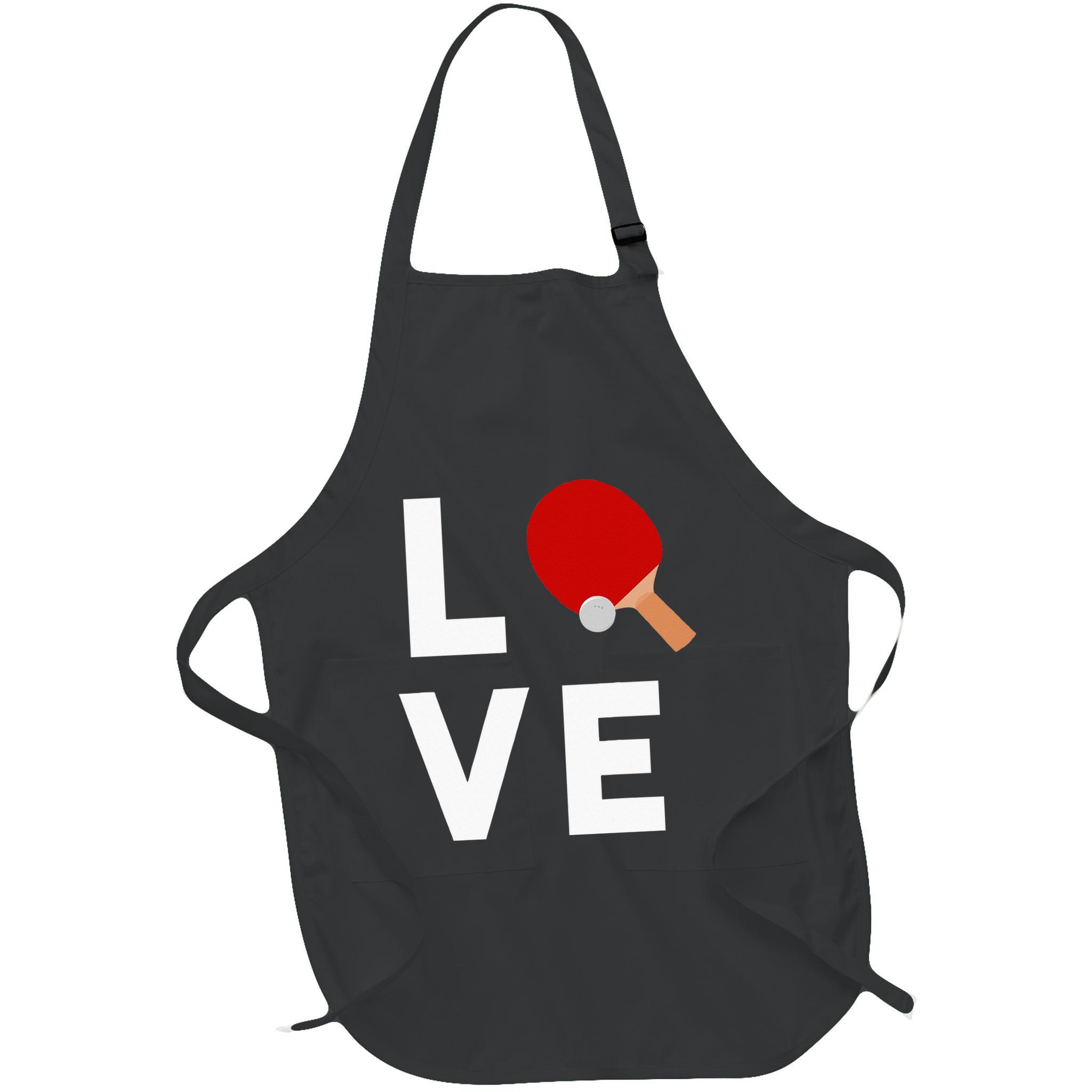 I Love Table Tennis Cute Funny Ping Pong Apron