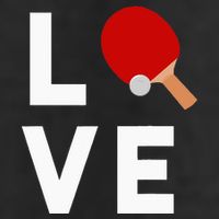 I Love Table Tennis Cute Funny Ping Pong 11oz C Handle Ceramic Mug