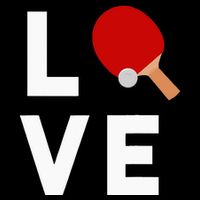 I Love Table Tennis Cute Funny Ping Pong Baby Bodysuit