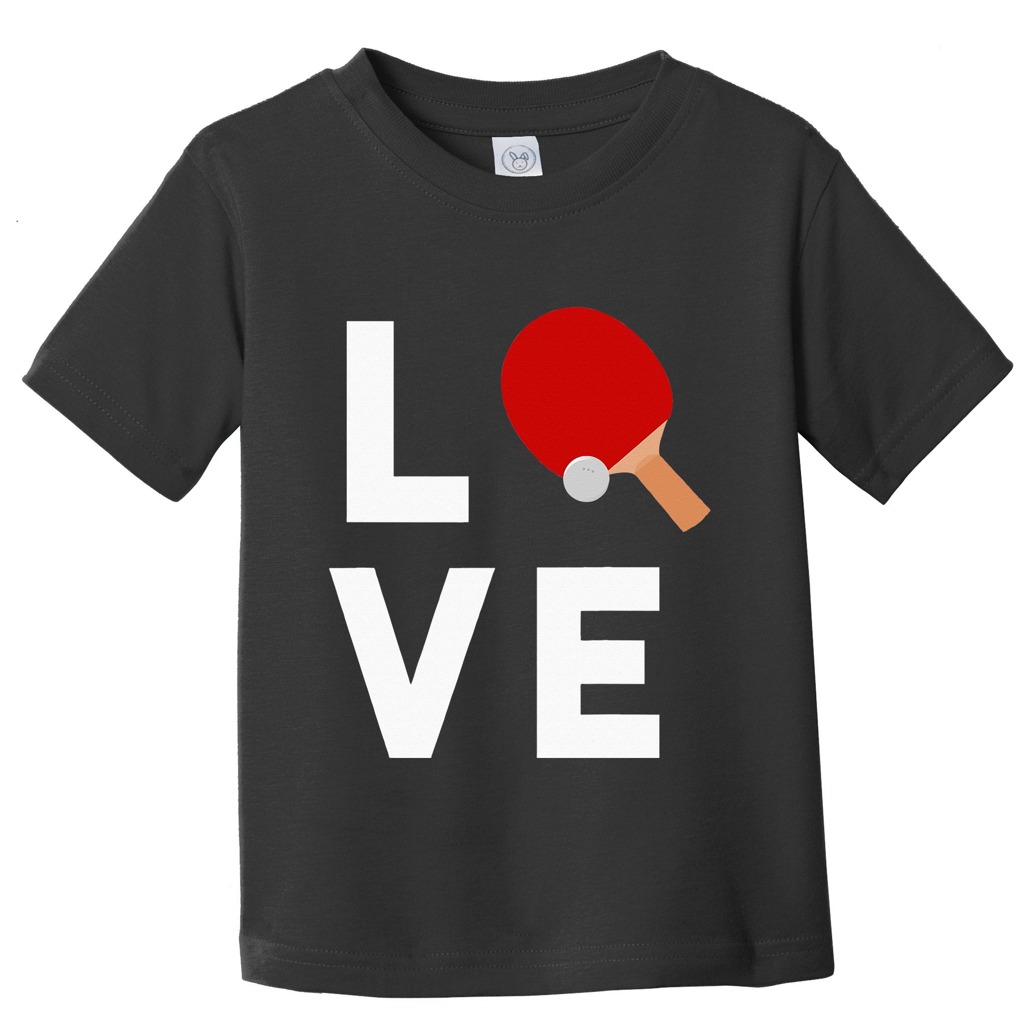 I Love Table Tennis Cute Funny Ping Pong Toddler T-Shirt