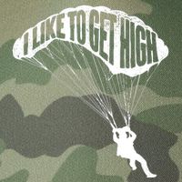 I Like To Get High Skydiver Parachutist Skydive Parachute Legacy Tie Dye Trucker Hat