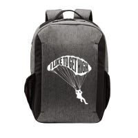 I Like To Get High Skydiver Parachutist Skydive Parachute Vector Backpack