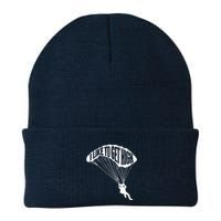 I Like To Get High Skydiver Parachutist Skydive Parachute Beanie