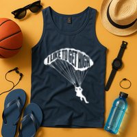 I Like To Get High Skydiver Parachutist Skydive Parachute Tank Top