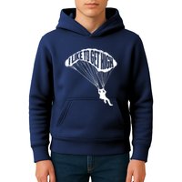 I Like To Get High Skydiver Parachutist Skydive Parachute Kids Hoodie