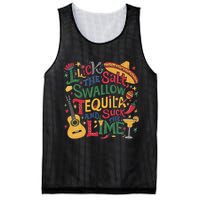 I Lick The Salt Swallow The Tequila And Suck The Lime Cinco Mesh Reversible Basketball Jersey Tank