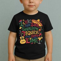 I Lick The Salt Swallow The Tequila And Suck The Lime Cinco Toddler T-Shirt