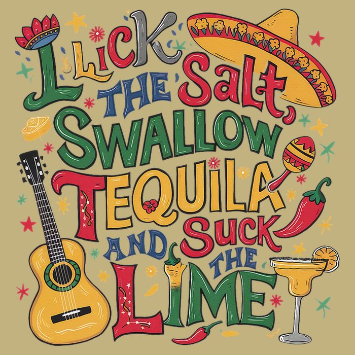 I Lick The Salt Swallow The Tequila And Suck The Lime Cinco Magnet