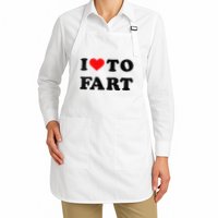 I Love To Fart I Heart To Fart Joke Farting Gag Apron