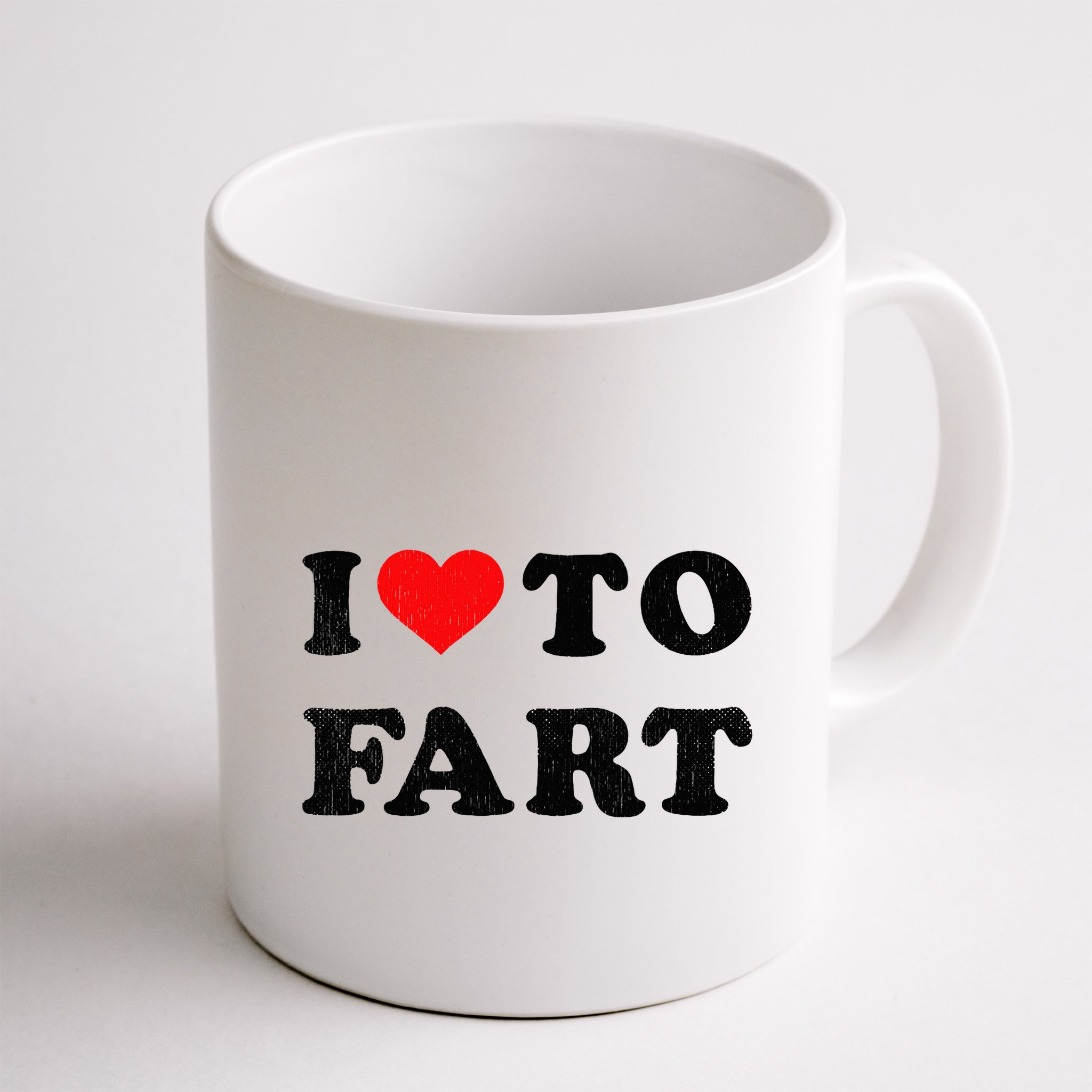 I Love To Fart I Heart To Fart Joke Farting Gag Mug