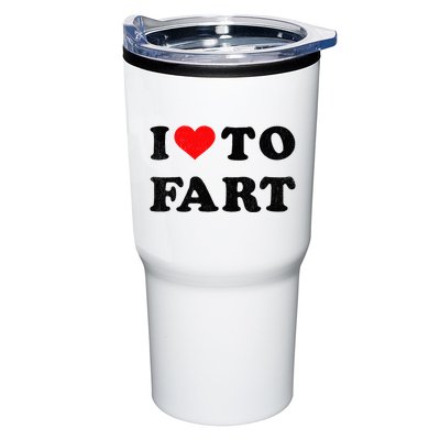 I Love To Fart I Heart To Fart Joke Farting Gag Tumbler