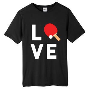 I Love Table Tennis Shirts Cute Funny Ping Pong Gift Idea Tall Fusion ChromaSoft Performance T-Shirt