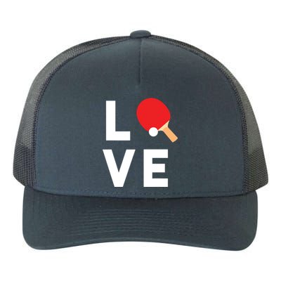 I Love Table Tennis Shirts Cute Funny Ping Pong Gift Idea Yupoong Adult 5-Panel Trucker Hat