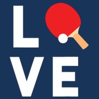 I Love Table Tennis Shirts Cute Funny Ping Pong Gift Idea 16 in Basic Backpack
