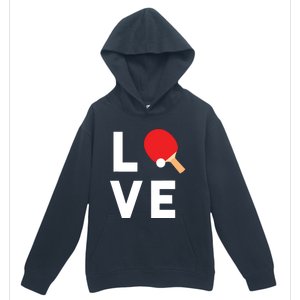 I Love Table Tennis Shirts Cute Funny Ping Pong Gift Idea Urban Pullover Hoodie