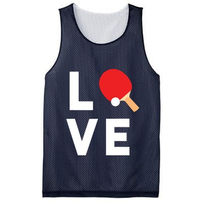 I Love Table Tennis Shirts Cute Funny Ping Pong Gift Idea Mesh Reversible Basketball Jersey Tank
