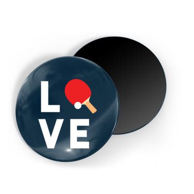 I Love Table Tennis Shirts Cute Funny Ping Pong Gift Idea Magnet