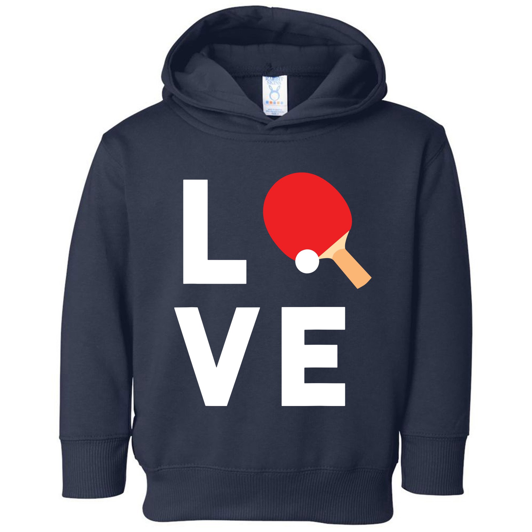 I Love Table Tennis Shirts Cute Funny Ping Pong Gift Idea Toddler Hoodie