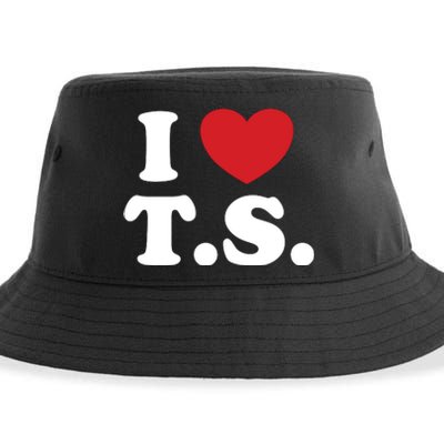 I Love T.S. I Heart T.s. Sustainable Bucket Hat