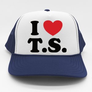 I Love T.S. I Heart T.s. Trucker Hat