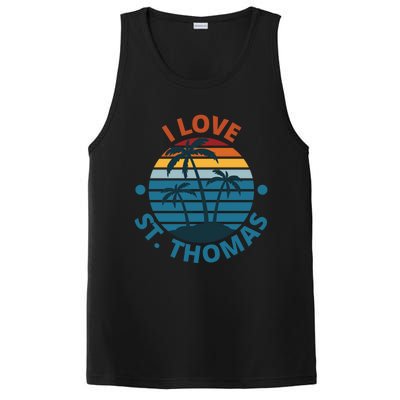 I Love The Heart Of St Thomas Gift PosiCharge Competitor Tank