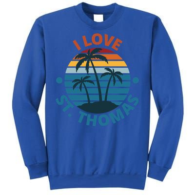 I Love The Heart Of St Thomas Gift Sweatshirt