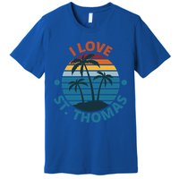 I Love The Heart Of St Thomas Gift Premium T-Shirt