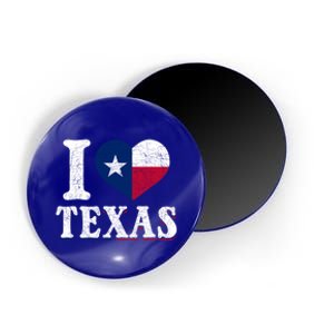 I Love Texas Flag Heart Proud Patriotic Texan Texas Great Gift Magnet