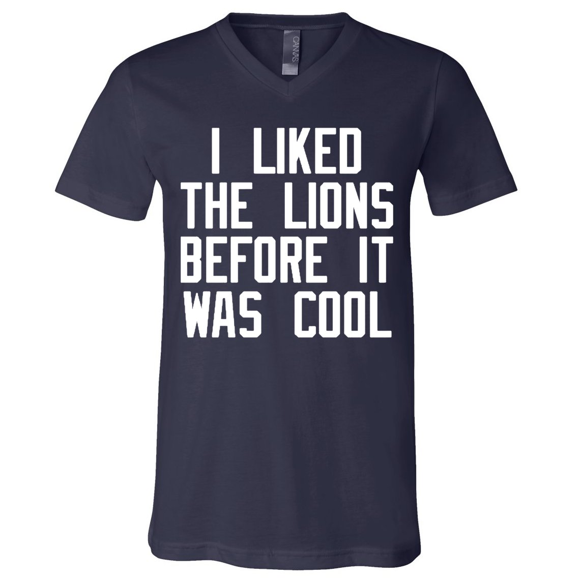 I Liked The Lions Before It Was Cool V-Neck T-Shirt