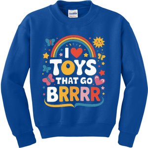 I Love Toys That Go Brrr Adult Joke Humor Sarcasm Kids Sweatshirt