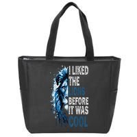 I Liked The Lions Before It Was Cool Zip Tote Bag