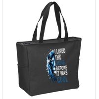 I Liked The Lions Before It Was Cool Zip Tote Bag