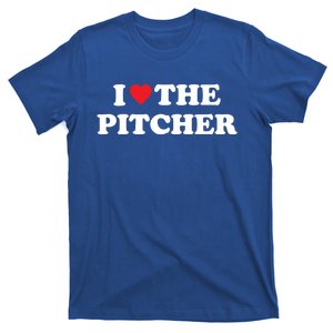 I Love The Pitcher Baseball Softball Funny Dad Mom Great Gift T-Shirt