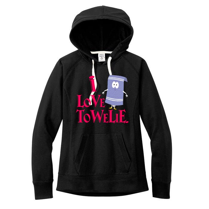 I Love Towelie Women's Fleece Hoodie