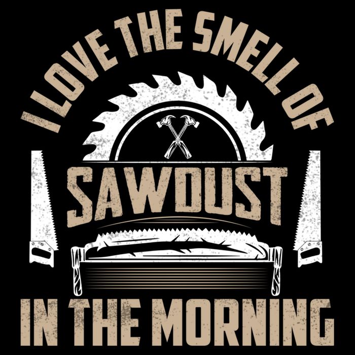 I Love The Smell Of Sawdust In The Morning Saw Carpenter Meaningful Gift Impact Tech Backpack