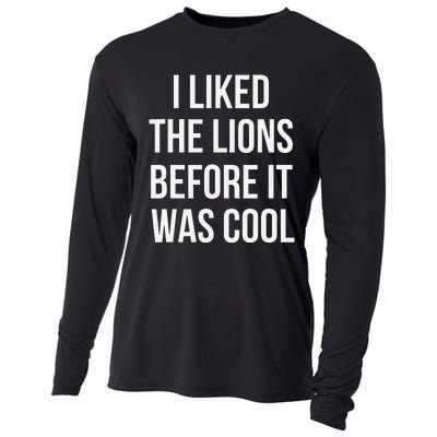 I Liked The Lions Before It Was Cooling Performance Long Sleeve Crew