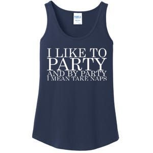 I LIKE TO PARTY Ladies Essential Tank