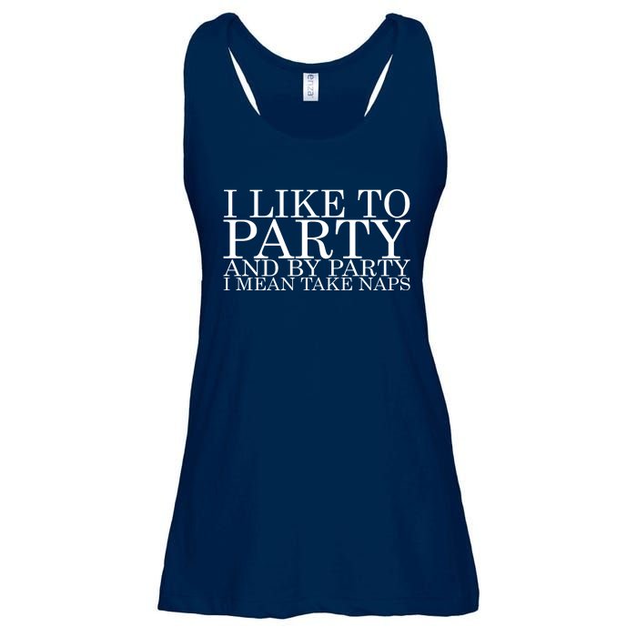 I LIKE TO PARTY Ladies Essential Flowy Tank