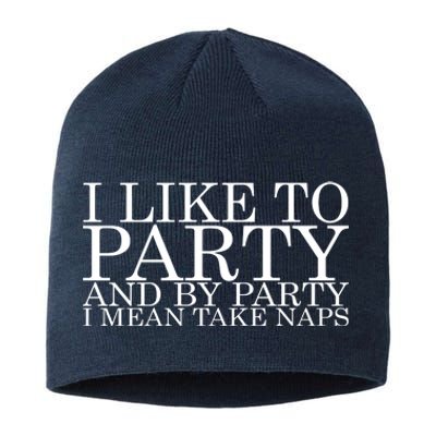 I LIKE TO PARTY Sustainable Beanie