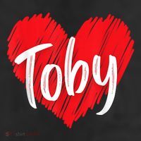 I Love Toby Heart Personalized Name Toby 11oz C Handle Ceramic Mug