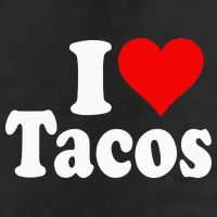 I LOVE TACOS I HEART TACOS 11oz C Handle Ceramic Mug