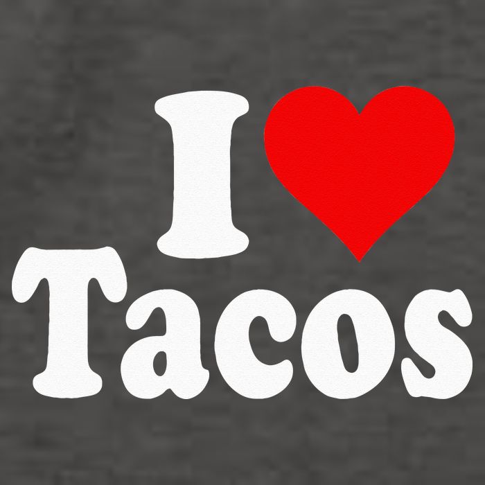 I LOVE TACOS I HEART TACOS Vector Backpack
