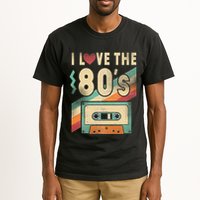 I Love The 80s 80s Vintage Clothes For Women And Men Tall T-Shirt